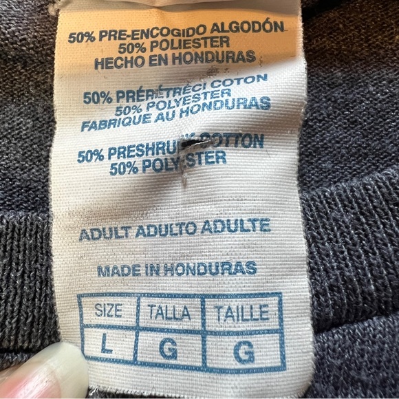 Vintage Delta Pro Weight Gray Hilton Head Island Graphic Tee Adult Large - Picture 4 of 8